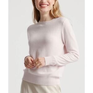 0120 Quince Mongolian Cashmere Crewneck Sweater Small